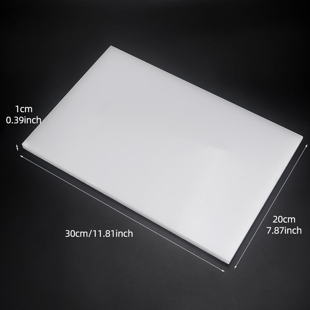 1pc Professional Leather Hole Punching Protection Pad, DIY White Cutting Board, Handmade Leather Crafting Mat, DIY Protect Plate
