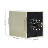 AH3 3 Zeitrelais Elektronischer Typ Einstellbares Auslöseverzögerungszeitrelais 8 Pins 3S (DC24V)