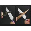 Mini Stainless Steel Sharp Blade Fixed Blade Knife Portable Pocket Keychain Unpacking Knife Camping Survival With Leather Case
