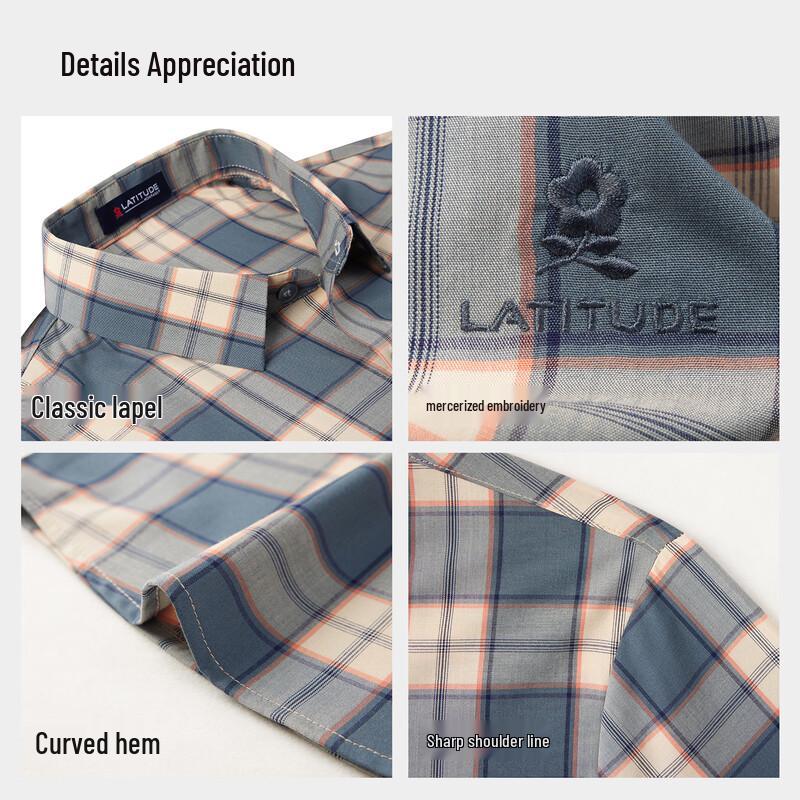 MONTAGUT Men's Short Sleeve Business Shirt