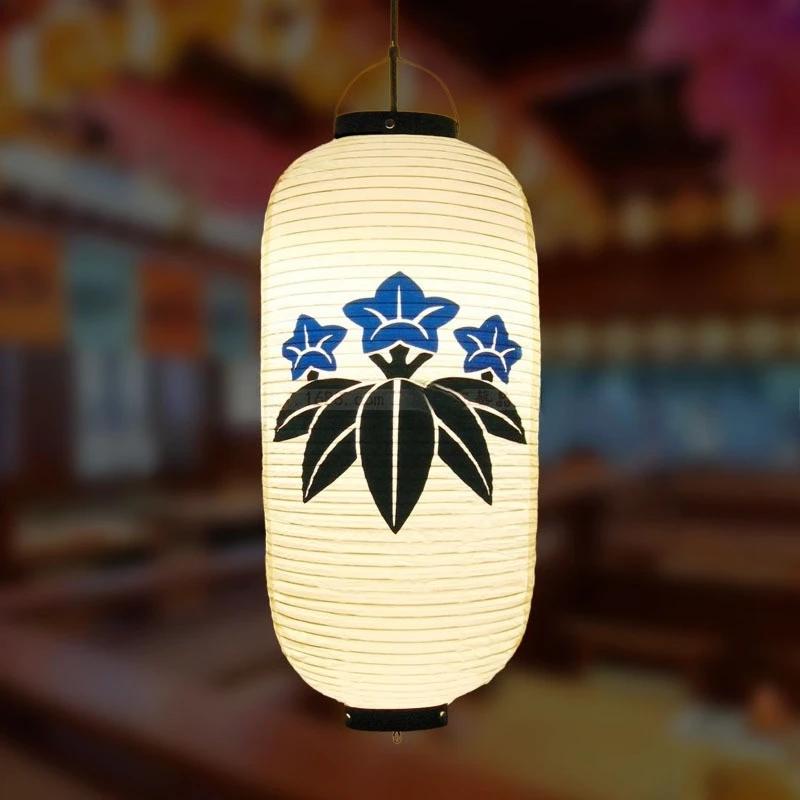 Japanese Style 25x50cm PVC Waterproof Lantern Sushi Ramen Izakaya Korean Cuisine Restaurant Pub Decor Hanging Lantern Outdoor 25x50CM