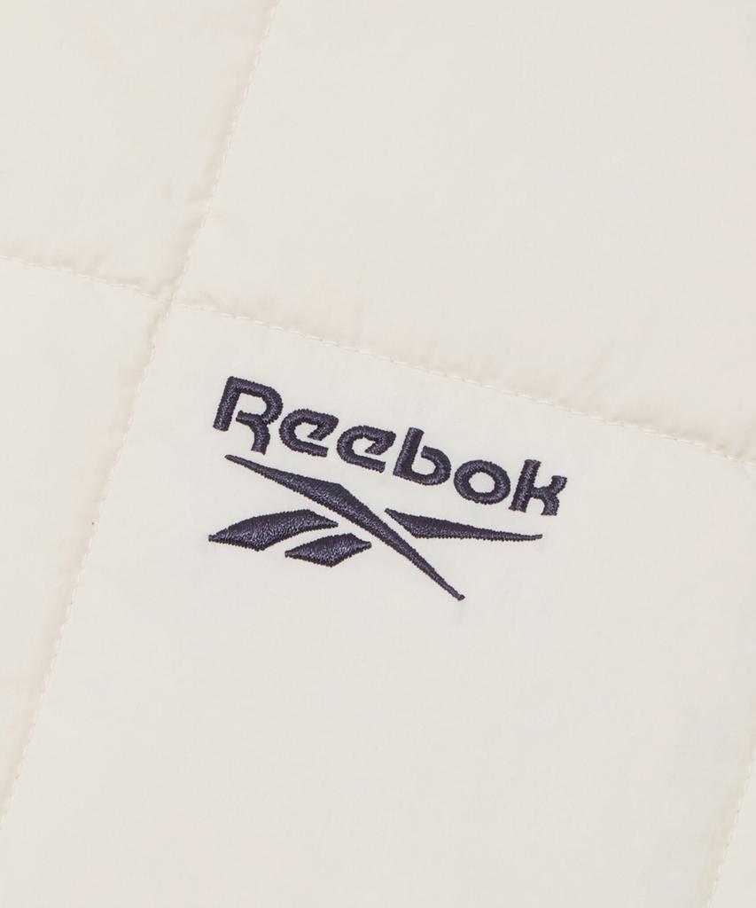 Reebok Square Quilted Padded Jacket - Ivory