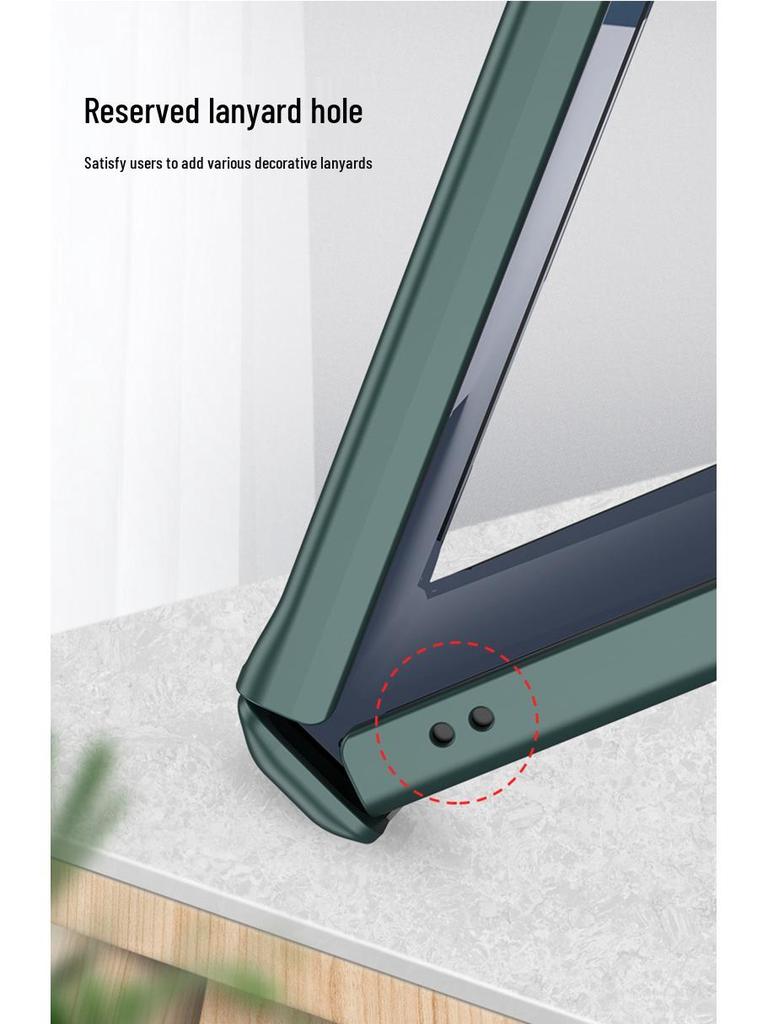 Samsung ZFlip7 Case: Ultra-Thin Foldable Screen Protector with Magnetic Adsorption - Full Coverage, Hard Shell Design.