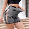 Leggings de Yoga Découpés Tie-Dye Taille Haute - Mesh Peach Butt Fitness Activewear