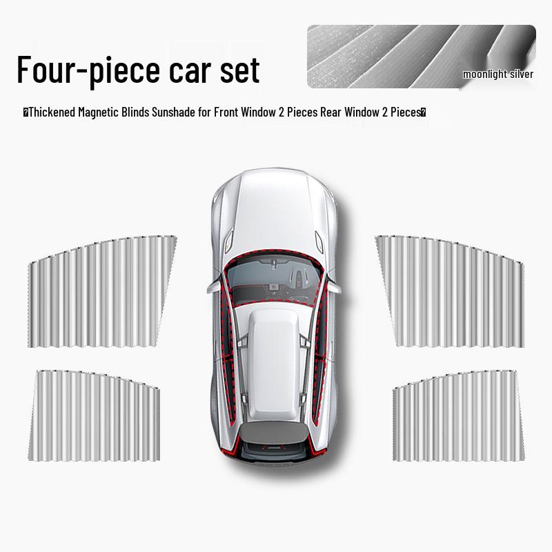 Magnetic Car Sunshade Curtains: Sun Protection & Heat Insulation Privacy Solution