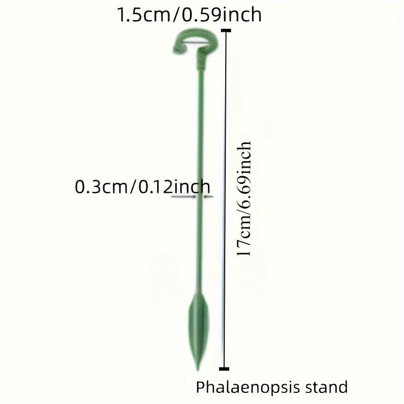 10pcs Green Plant Support Sticks Plastic Potted Plants Phalaenopsis Orchid Home Garden Plant Support Clips Gardening Accesorries