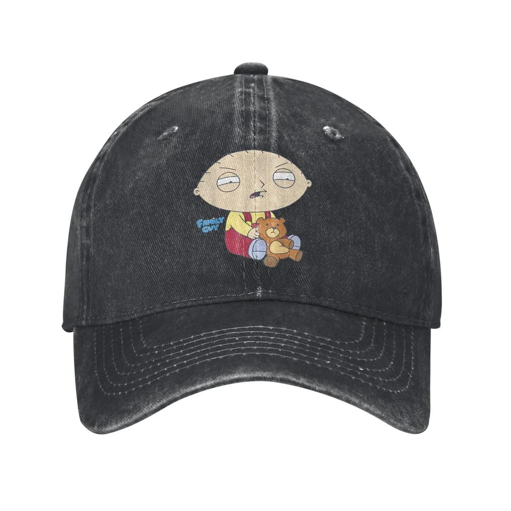 aFamilies Cartoon Alcoholic Dog Men Women Baseball Cap Distressed Denim Washed Hats Cap Vintage Activities Gift Snapback Cap