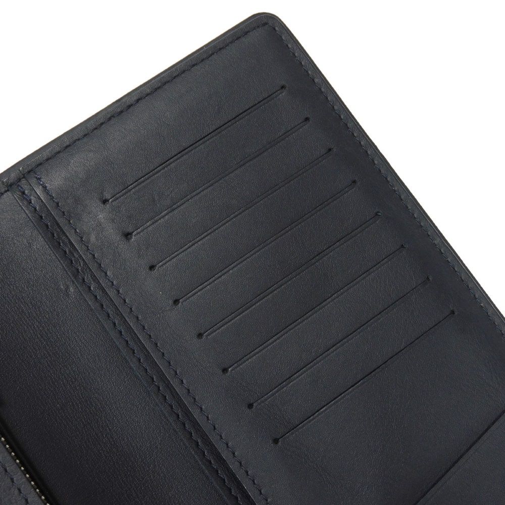 Used 12564 Portefeiulle Braza N63506 7940 New Logo White Navy Bifold Damier Coast Blue Marine Men's from Japan AUTHENTIC