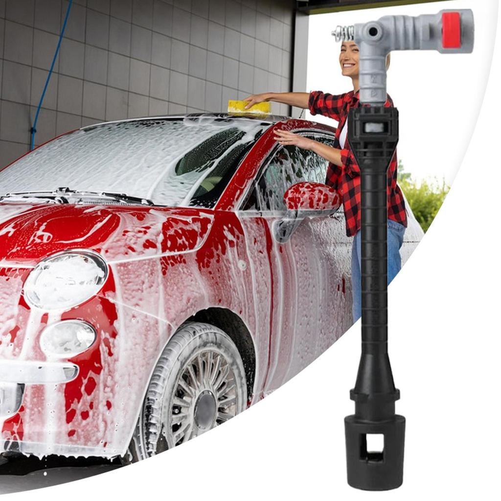 Water Hose Nozzle High Pressure Car Wash Heavy Duty Water Hose Sprayer Head Multifunctional Watering Sprayer Cleaning Tool For