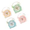 Kids Alarm Clock Quiet Design Cartoon Design Easy Setting Strong ABS Double Bell Clock for Bedroom T