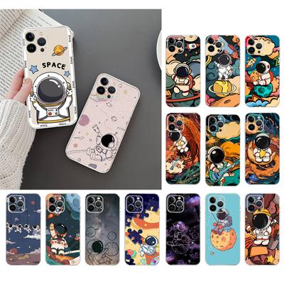 Phone Case For Iphone 14 Pro Max 13 12 11 Pro Max Xs Xr X 12mini 7 8 Plus Se Astronaut Art Case Funda
