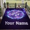 Custom Text Printed Rug Austria Wien FC Non Slip Floor Carpet For Home Room Decor