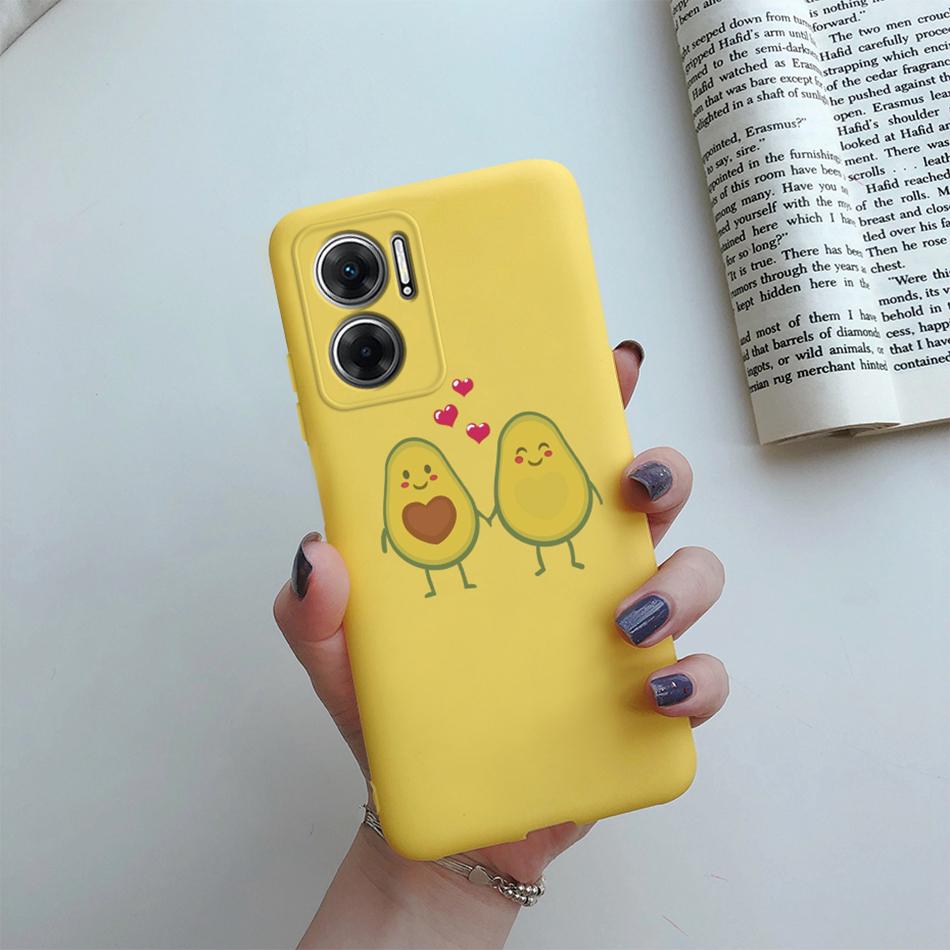 For Xiaomi Redmi Note 11E Case Cute Cactus Avocado Painted Phone Cover For Xiaomi Redmi 10 11 Prime 5G Note11E 11 E Coque Fundas