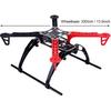 Quadcopter Frame, RC Aircraft Drone Frame Kit RC Accessory Integrated PCB Board Compatible with F330