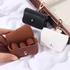 Solid Color Dog Ring Storage Box Anti Lost Ring Bearer Pouch Ring Holder Wedding Gift