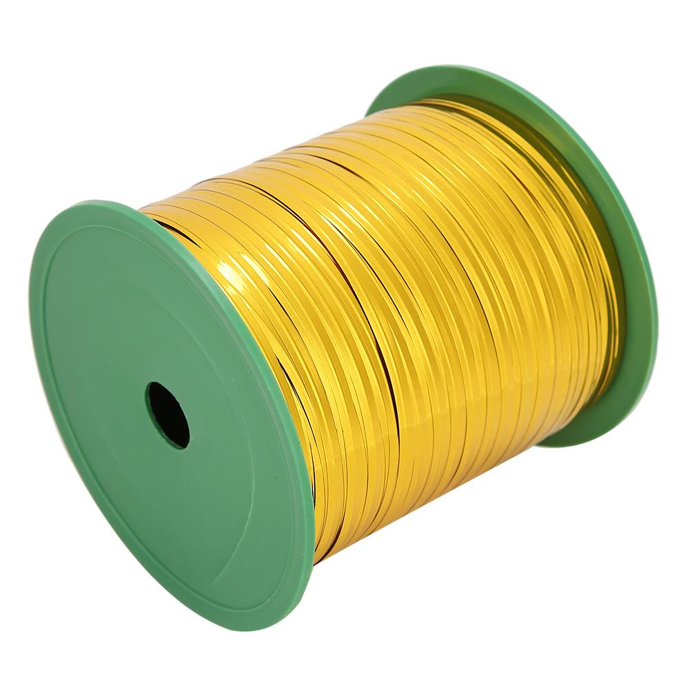 

400 ярдов перевязок для конфет, упаковка для выпечки, подарочная коробка, перевязок для цветов, серебро золотой