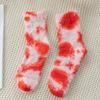 5/10 Pairs Comfortable Casual and Versatile Autumn Winter Solid Color Coral Velvet Socks Thickened Warm Floor Towel Socks Unisex Mid Calf Socks