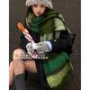Iceland sea salt blue scarf women's autumn and winter new mohair solid color versatile scarf warm imitation cashmere shawl