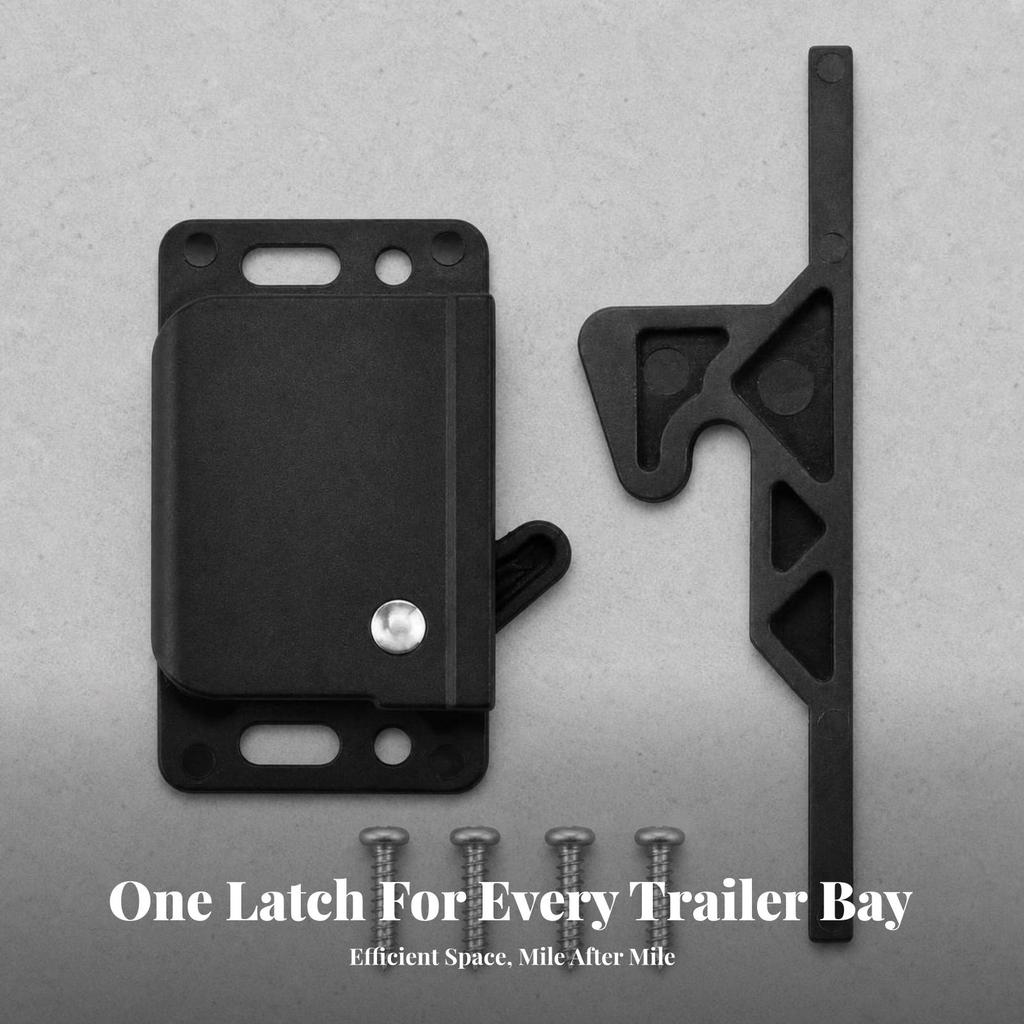 Cabinet Latch with Strike Long-Lasting Easy-to-Install for DIYers