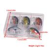 Compact Tinplate Whitebait Lure Set - Fake Lure Water Choking with Hengjia Bait