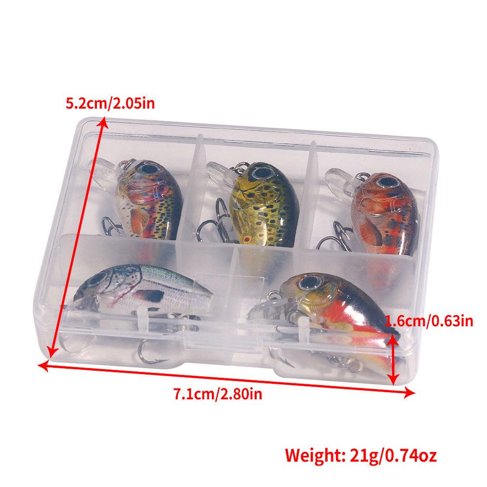 Compact Tinplate Whitebait Lure Set - Fake Lure Water Choking with Hengjia Bait