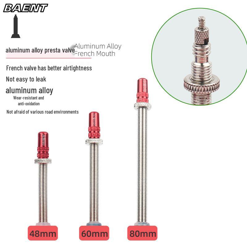 BAENT Ultralight 700C Road Bike Tube 20x1 (1-1/8), Wear-Resistant, Lightweight, Durable, Presta Valve F/V60