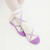 Wyprodukowane w Japonii Pokrowce na buty baletowe Oversocks Rozmiar Mały E-Ballerina (z wykończeniem antypoślizgowym) Lawenda,