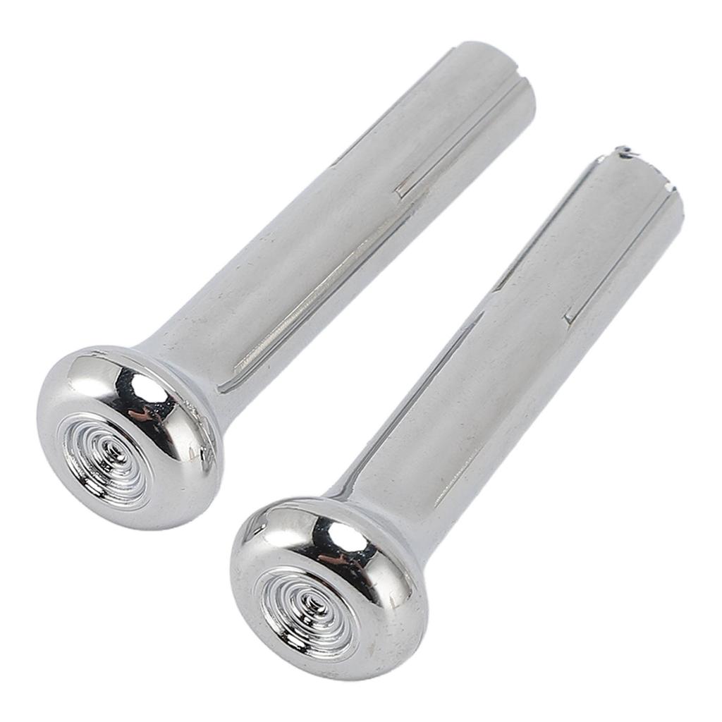 2PCS Car Chrome Door Lock Knobs IN6728Z Anti Scratch Personalized Auto Inner Door Lock Knob Pull Pins for Vehicle