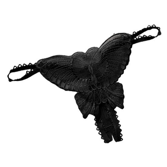 Panties Sexy G-string Butterfly Hollow Spandex T-Back Crotchless Women Briefs for Sleeping