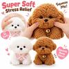 Slow Rebound Dog Squishy Toy Silicone Dog Toy Squeezable Ornament Car Dashboard Decor  Dashboard