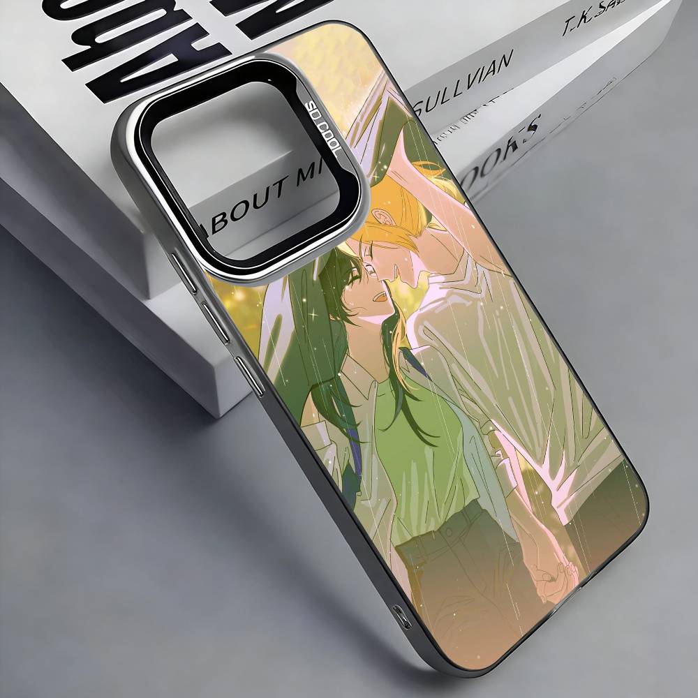

Аниме Z-Zenshu Чехол для телефона для iPhone 17,16,15,14,13,12,11 Plus,Pro Max,Цветной серебряный чехол для телефона iPhone17PRO