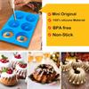Hggzeg Silicone Mold Set 6 Cavities Baking Molds Nonstick Blueberry Chocolate Cake Mold 277x165x35mm Reusable Odorless BPA Free