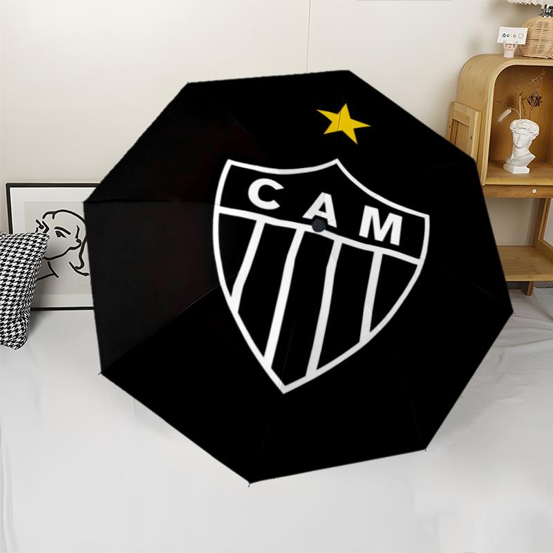 Atlético Mineiro "CAM" Logo Umbrella, Football Club Foldable Sun Rain Umbrella