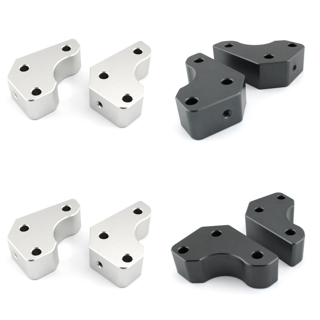 Premium Heightening Seat Riser For Kawasaki Gtr1400 2008 To 2019 Sleek Silver Finish