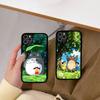 Cute T-Totoroes For iphone 17 Air 16 15 14 13 12 11 Pro Max TPU+PC Plus Shockproof Back Phone Cover