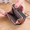 New Cartoon Coin Purse Heart Large Capacity Card Bag PU Leather Short Wallet Student