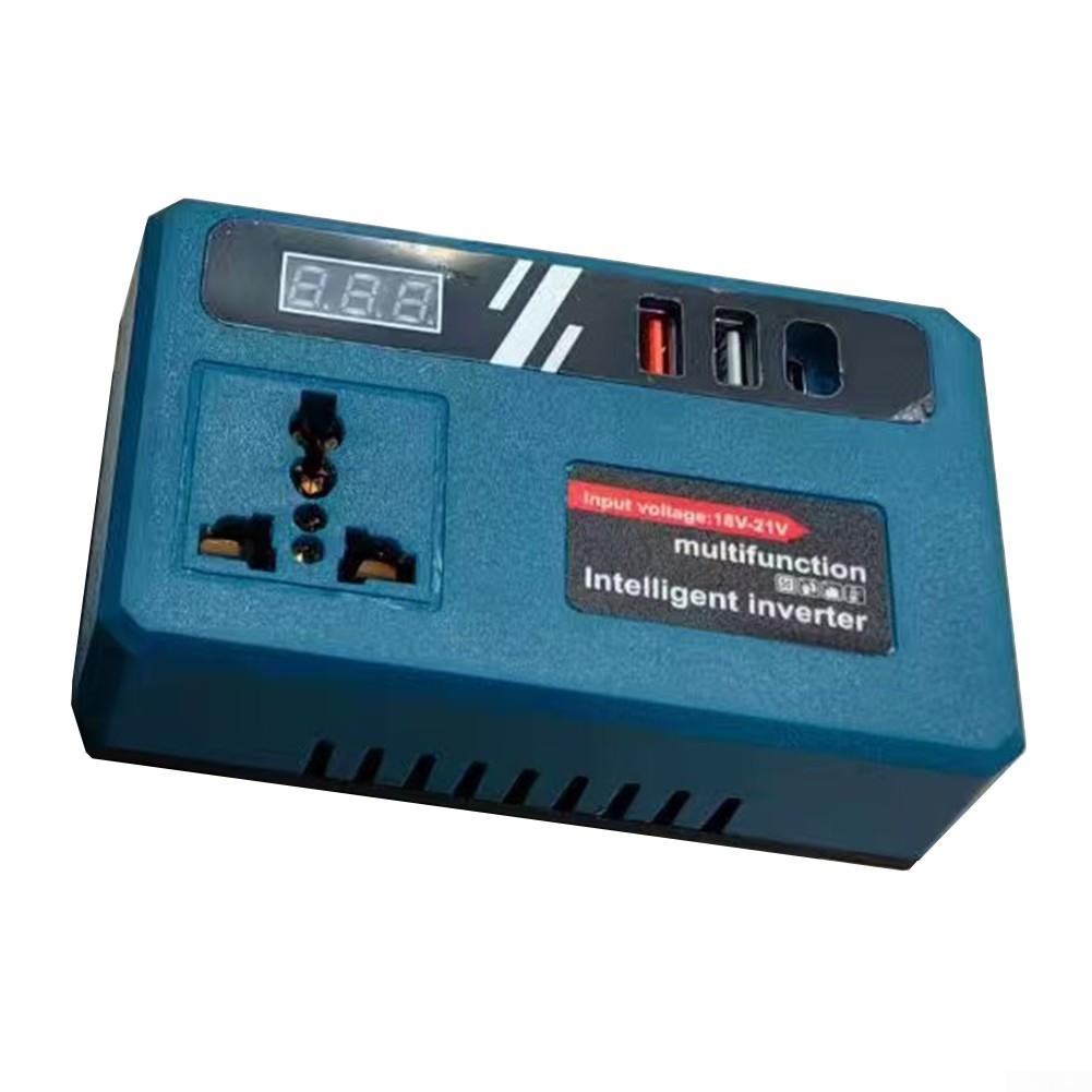 Multifunctional 120W Inverter DC18V21V to 220V AC for Small Appliances