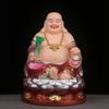1 PIEZA Estatua de Buda Guanyin de Cobre Puro Shakyamuni Mani Ksitigarbha Rey Barrigón Maitreya Buda Sonriente Adorno Feng Shui
