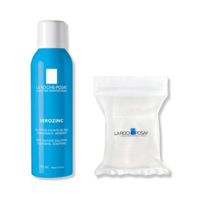 La Roche‑Posay Cera/Zinc Mist — 150 Ml + 30 Cotton Pads (1 Set)