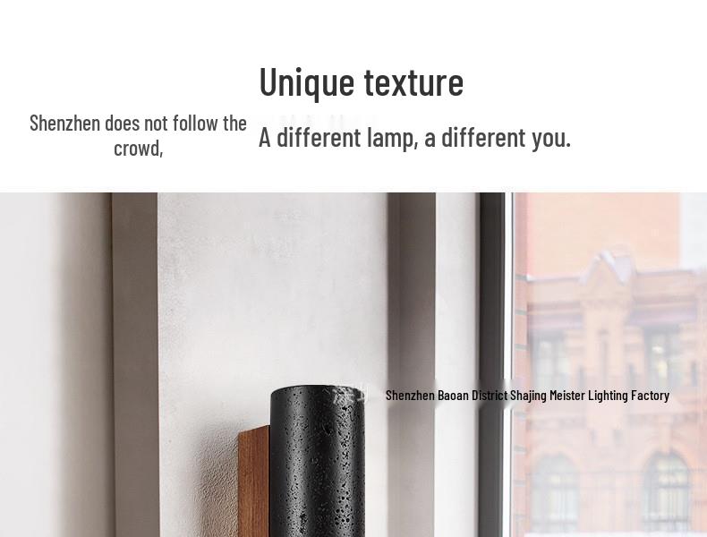 Black and Yellow Travertine Minimalist Wall Sconce for Bedroom, Living Room, or Staircase