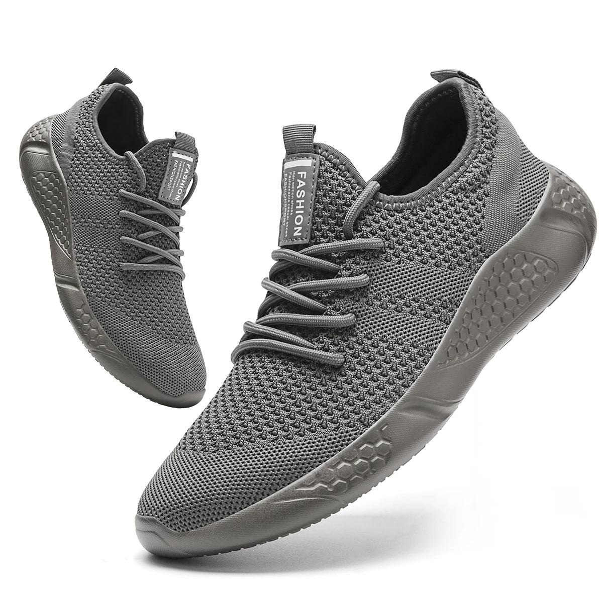 Fujeak - Zapatillas deportivas para hombre, transpirables, ligeras, cómodas, informales, clásicas, vulcanizadas, de malla, a la moda 41