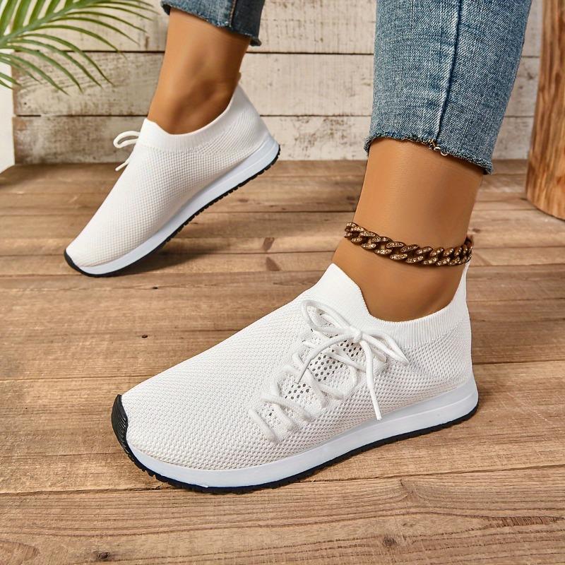 One Foot Stirrup Half Toe Casual Shoes Mom Driving Shoes Mesh Sneakers Heel-less Walking Shoes