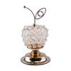 Beads Apples Modern Table Centerpiece Decor Artificial Fruit Figurine Statue Crystal Ornament for