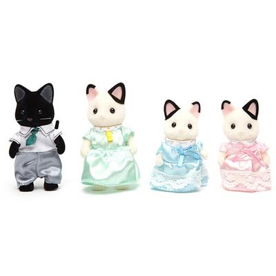 Sylvanian Family Tuxedo Cat Family 5181, 1 Set, Korean Popular Toys