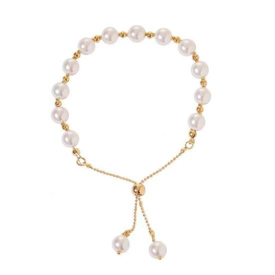 Fancy Pearl Ins Style Niche Design Simple Super Fairy Gentle Wind Girl Bracelet