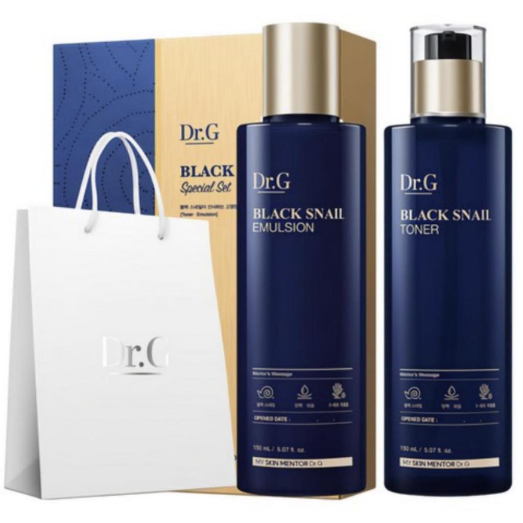 [Dr.G] Black Snail Skincare Set (Toner 150ml/ Emulsion 150ml)