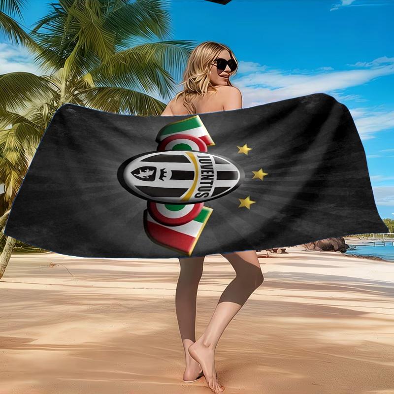 Football Football Crest Printed Microfiber Beach Towel, Soft And Absorbent, Quick-Dry, Ideal for Summer Travel, Beach Essential, Swimming Pool