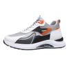 Shoes Spring New Leather Mesh Breathable Sports Shoes Lightweight Running Shoes Trendy Casual