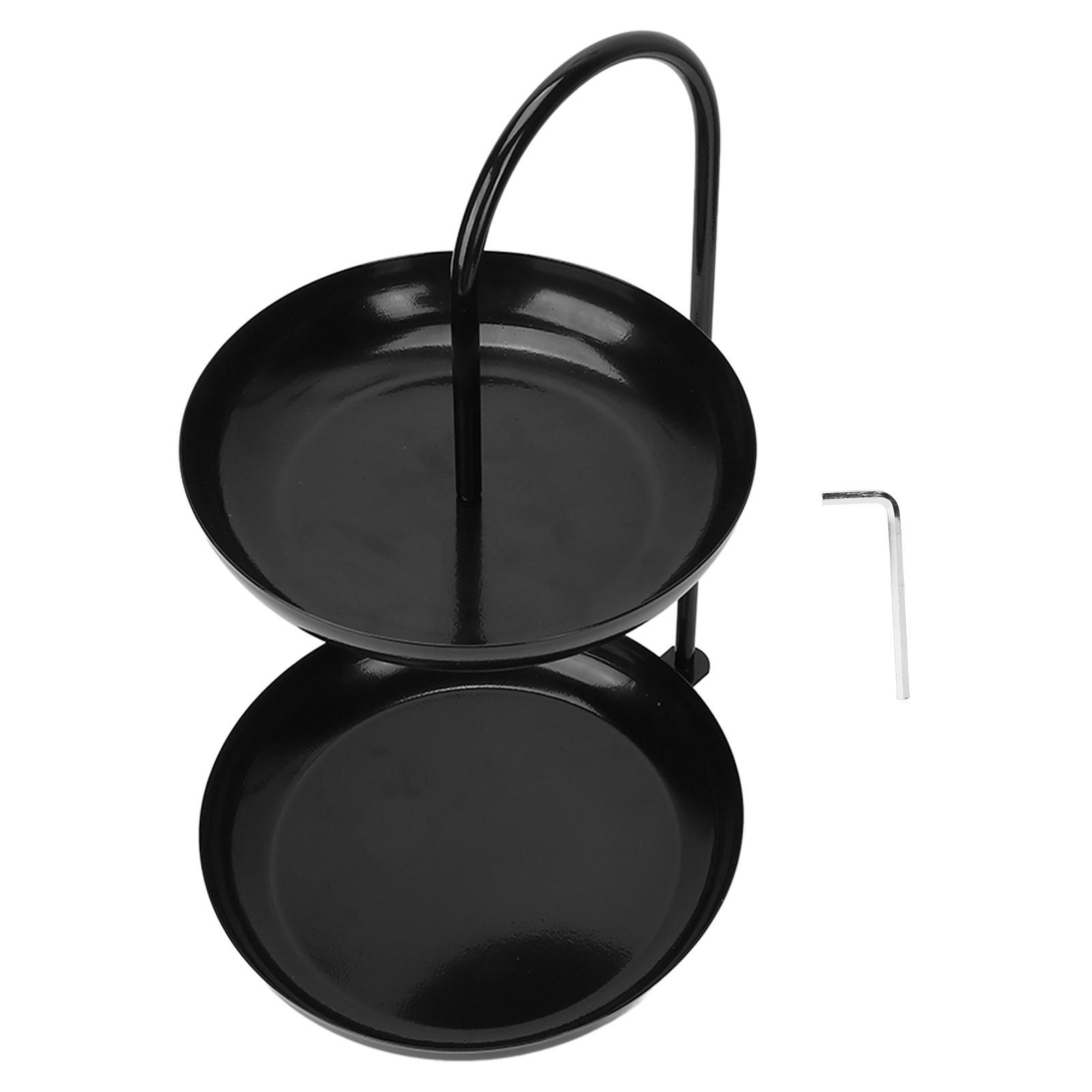 Fruit Plate Simple Modern Living Room Coffee Table Double Layer Fruit Plate Snacks Dried Fruit Tray