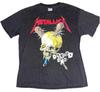 Camiseta unisex de la gira Damage Inc de Metallica de 1987, estilo vintage, tallas S–4XL.